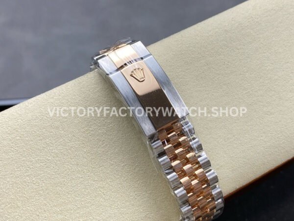 ARF Factory Counterweight Rolex Datejust 126331-0008 41mm Half Rose Gold Diamond Pink Dial Jubil (9) ARF Factory Counterweight Rolex Datejust 126331-0008 41mm Half Rose Gold Diamond Pink Dial Jubilee