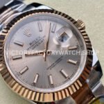 ARF Factory Counterweight Rolex Datejust 126331-0009 41mm Half Rose Gold Pink Dial