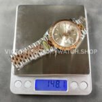 ARF Factory Counterweight Rolex Datejust 126331-0010 41mm Half Rose Gold Pink Dial Jubilee