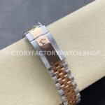 ARF Factory Counterweight Rolex Datejust 126331-0016 41mm Half Rose Gold Roman Numerals Grey Dial Jubilee
