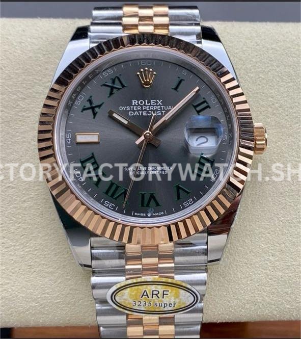 Rolex Datejust 126333 gold steel Super Clone Watch