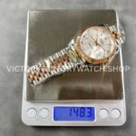 ARF Factory Counterweight Rolex Datejust 126331-0018 41mm Half Rose Gold Fluted Silver Dial Jubilee