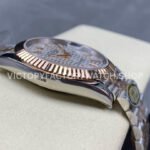 ARF Factory Counterweight Rolex Datejust 126331-0018 41mm Half Rose Gold Fluted Silver Dial Jubilee