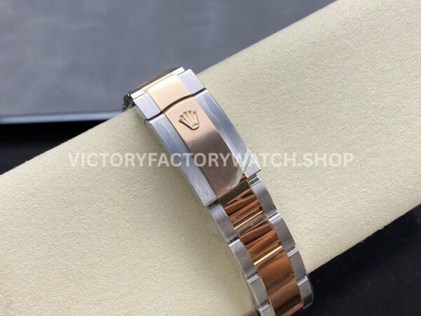 ARF Factory Counterweight Rolex Datejust 126331-0019 41mm Half Rose Gold Fluted Grey Dial