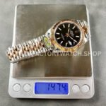 ARF Factory Counterweight Rolex Datejust 126331 41mm Half Rose Gold Black Dial Jubilee (1) ARF Factory Counterweight Rolex Datejust 126331 41mm Half Rose Gold Black Dial Jubilee