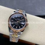 ARF Factory Counterweight Rolex Datejust 126331 41mm Half Rose Gold Black Dial Jubilee (5) ARF Factory Counterweight Rolex Datejust 126331 41mm Half Rose Gold Black Dial Jubilee