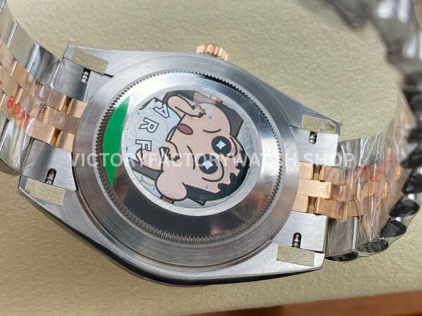 ARF Factory Counterweight Rolex Datejust 126331 41mm Half Rose Gold Black Dial Jubilee (7) ARF Factory Counterweight Rolex Datejust 126331 41mm Half Rose Gold Black Dial Jubilee