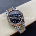 ARF Factory Counterweight Rolex Datejust 126331 41mm Half Rose Gold Black Dial Jubilee (9) ARF Factory Counterweight Rolex Datejust 126331 41mm Half Rose Gold Black Dial Jubilee