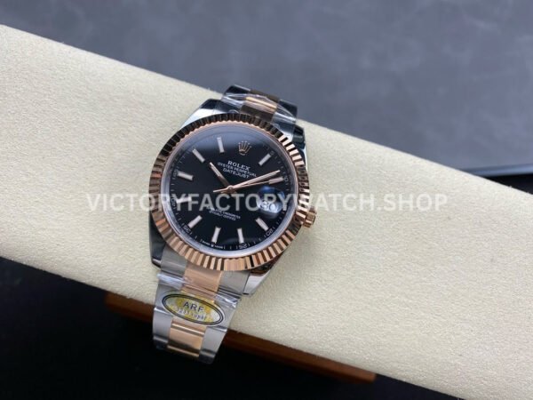 ARF Factory Counterweight Rolex Datejust 126331 41mm Half Rose Gold Black DialARF Factory Counterweight Rolex Dateju ARF Factory Counterweight Rolex Datejust 126331 41mm Half Rose Gold Black Dial