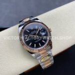 ARF Factory Counterweight Rolex Datejust 126331 41mm Half Rose Gold Black DialARF Factory Counterweight Rolex Dateju (7) ARF Factory Counterweight Rolex Datejust 126331 41mm Half Rose Gold Black Dial