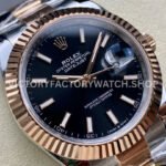 ARF Factory Counterweight Rolex Datejust 126331 41mm Half Rose Gold Black DialARF Factory Counterweight Rolex Dateju (9) ARF Factory Counterweight Rolex Datejust 126331 41mm Half Rose Gold Black Dial