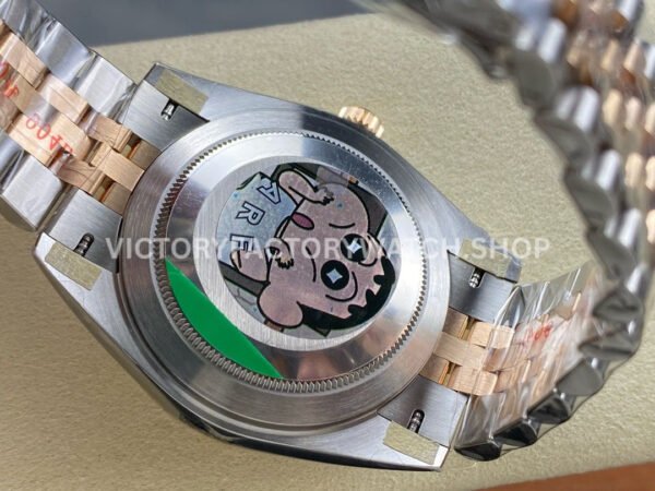 ARF Factory Counterweight Rolex Datejust 126331 41mm Half Rose Gold Silver Dial Jubilee