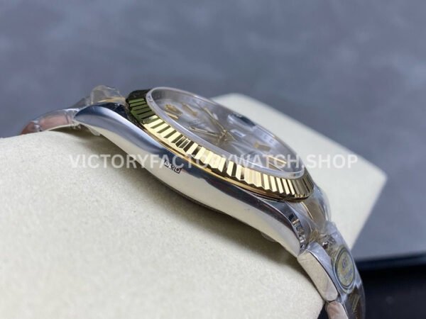 ARF Factory Counterweight  Rolex Datejust 126333-0001 41mm Half Yellow Gold Silver Dial