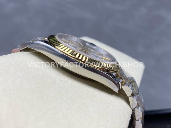 ARF Factory Counterweight Rolex Datejust 126333-0002 41mm Half Yellow Gold Silver Dial Jubilee