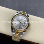 ARF Factory Counterweight Rolex Datejust 126333-0002 41mm Half Yellow Gold Silver Dial Jubilee