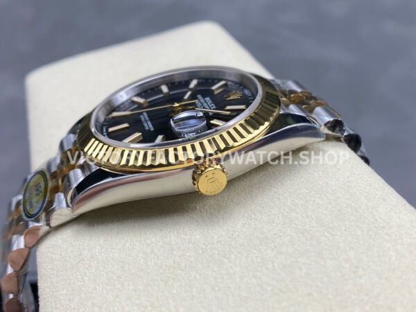 ARF Factory Counterweight Rolex Datejust 126333-0014 41mm Half Yellow Gold Black Dial Jubilee (1) ARF Factory Counterweight Rolex Datejust 126333-0014 41mm Half Yellow Gold Black Dial Jubilee