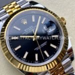 ARF Factory Counterweight Rolex Datejust 126333-0014 41mm Half Yellow Gold Black Dial Jubilee (9) ARF Factory Counterweight Rolex Datejust 126333-0014 41mm Half Yellow Gold Black Dial Jubilee