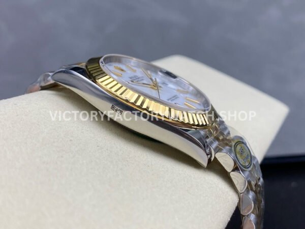 ARF Factory Counterweight Rolex Datejust 126333-0016 41mm Half Yellow Gold White Dial Jubilee (1) ARF Factory Counterweight Rolex Datejust 126333-0016 41mm Half Yellow Gold White Dial Jubilee