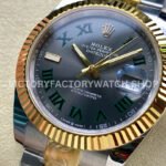 ARF Factory Counterweight Rolex Datejust 126333-0019 41mm Half Yellow Gold Roman Numerals Grey (4) ARF Factory Counterweight Rolex Datejust 126333-0019 41mm Half Yellow Gold Roman Numerals Grey Dial