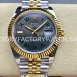 ARF Factory Counterweight Rolex Datejust 126333-0020 41mm Half Yellow Gold Roman Numera (3) datejust 41 grey roman dial arf