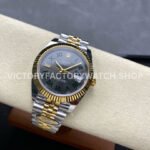 ARF Factory Counterweight Rolex Datejust 126333-0020 41mm Half Yellow Gold Roman Numera (7) ARF Factory Counterweight Rolex Datejust 126333-0020 41mm Half Yellow Gold Roman Numerals Grey Dial Jubilee