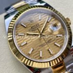 ARF Factory Counterweight Rolex Datejust 126333-0021 41mm Half Yellow Gold Fluted Champagne Dial ( (3) ARF Factory Counterweight Rolex Datejust 126333-0021 41mm Half Yellow Gold Fluted Champagne Dial