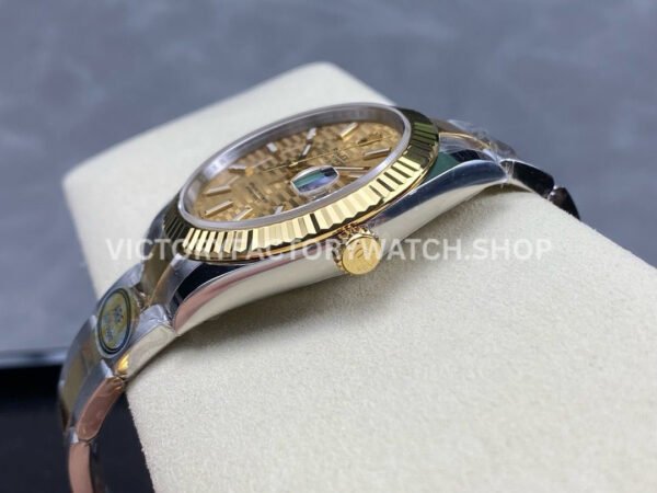 ARF Factory Counterweight Rolex Datejust 126333-0021 41mm Half Yellow Gold Fluted Champagne Dial ( (6) ARF Factory Counterweight Rolex Datejust 126333-0021 41mm Half Yellow Gold Fluted Champagne Dial