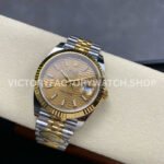 ARF Factory Counterweight Rolex Datejust 126333-0022 41mm Half Yellow Gold Fluted Champagne Dial Jubilee