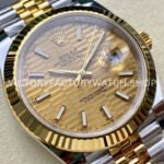 ARF Factory Counterweight Rolex Datejust 126333-0022 41mm Half Yellow Gold Fluted Champagne Dial Jubilee