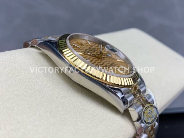 ARF Factory Counterweight Rolex Datejust 126333-0022 41mm Half Yellow Gold Fluted Champagne Dial Jubilee