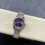 ARF Factory Counterweight Rolex Datejust 278381RBR-0020 31mm Rose Gold Diamond Bezel Roman VI Purple Dial (10) ARF Factory Counterweight Rolex Datejust 278381RBR-0020 31mm Rose Gold Diamond Bezel Roman VI Purple Dial