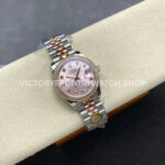 ARF Factory Counterweight Rolex Datejust 278381RBR-0024 31mm Rose Gold Diamond Bezel Rose Dial