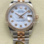 datejust 31 mop rose gold arf