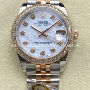 arf rolex datejust 31mm rose gold steel bracelet replica watch