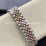 ARF Factory Counterweight Rolex Datejust 278381RBR-0026 31mm Rose Gold Diamond Bezel Mother of Pearl Dial