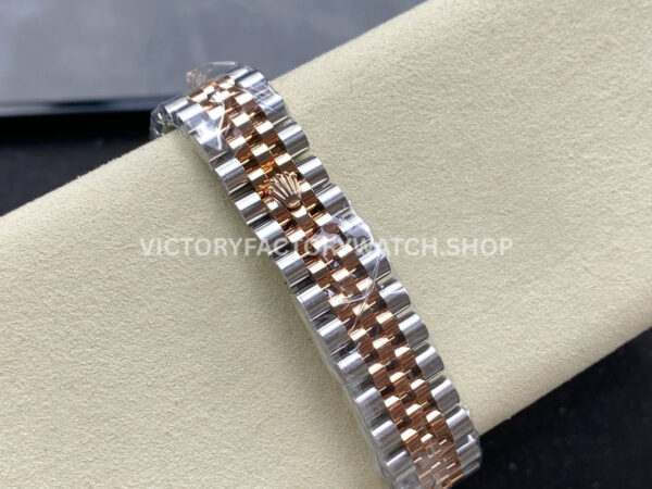 ARF Factory Counterweight Rolex Datejust 278381RBR-0026 31mm Rose Gold Diamond Bezel Mother of Pearl Dial