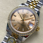 ARF Factory Counterweight Rolex Datejust 278383RBR-0014 31mm Yellow Gold Diamond Champagne Dial (7) ARF Factory Counterweight Rolex Datejust 278383RBR-0014 31mm Yellow Gold Diamond Champagne Dial