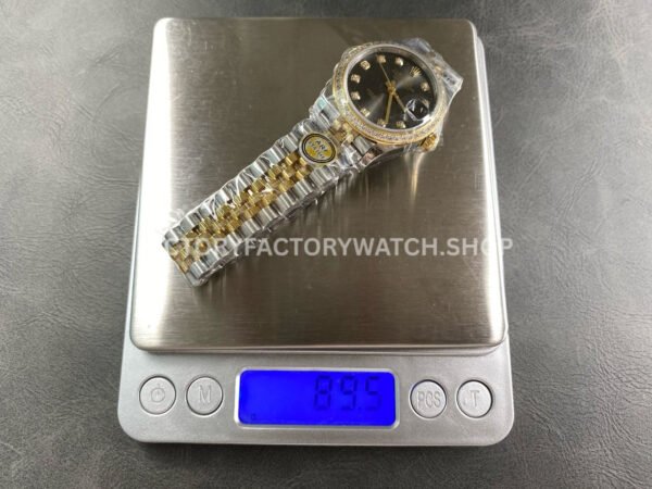 ARF Factory Counterweight Rolex Datejust 278383RBR-0022 31mm Yellow Gold Diamond Grey Dial (4) ARF Factory Counterweight Rolex Datejust 278383RBR-0022 31mm Yellow Gold Diamond Grey Dial