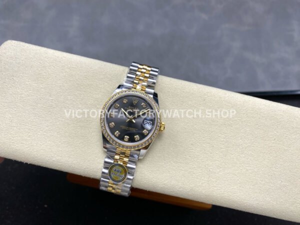ARF Factory Counterweight Rolex Datejust 278383RBR-0022 31mm Yellow Gold Diamond Grey Dial (9) ARF Factory Counterweight Rolex Datejust 278383RBR-0022 31mm Yellow Gold Diamond Grey Dial