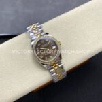 ARF Factory Counterweight Rolex Datejust 278383RBR-0024 31mm Yellow Gold Diamond Bezel Black Mother of Pearl Dial