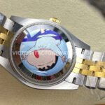 ARF Factory Counterweight Rolex Datejust 278383RBR-0024 31mm Yellow Gold Diamond Bezel Black Mother of Pearl Dial