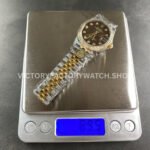 ARF Factory Counterweight Rolex Datejust 278383RBR-0024 31mm Yellow Gold Diamond Bezel Black Mother of Pearl Dial