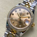 ARF Factory Counterweight Rolex Datejust 278383RBR-0026 31mm Yellow Gold Diamond Bezel Champagne Dial (9) ARF Factory Counterweight Rolex Datejust 278383RBR-0026 31mm Yellow Gold Diamond Bezel Champagne Dial