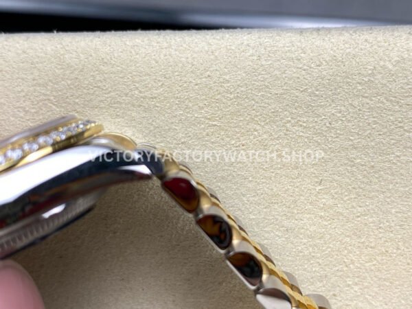 ARF Factory Counterweight Rolex Datejust 278383RBR-0028 31mm Yellow Gold Diamond Bezel Mother of Pearl Dial (11) ARF Factory Counterweight Rolex Datejust 278383RBR-0028 31mm Yellow Gold Diamond Bezel Mother of Pearl Dial