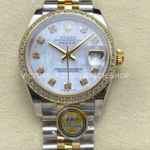 arf factory rolex datejust 31mm diamond bezel ladies replica