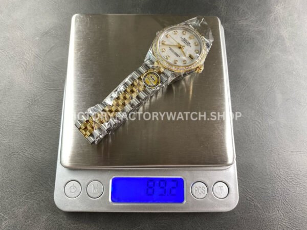 ARF Factory Counterweight Rolex Datejust 278383RBR-0028 31mm Yellow Gold Diamond Bezel Mother of Pearl Dial (6) ARF Factory Counterweight Rolex Datejust 278383RBR-0028 31mm Yellow Gold Diamond Bezel Mother of Pearl Dial