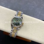 ARF Factory Counterweight Rolex Datejust 278383RBR-0030 31mm Yellow Gold Diamond Bezel Green Dial