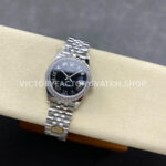 ARF Factory Counterweight Rolex Datejust 278384RBR-0002 31mm Diamond Bezel Roman Numerals Black Dial
