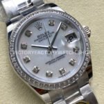 ARF Factory Counterweight Rolex Datejust 278384RBR-0007 31mm Diamond Bezel Mother Of Pearl Dial