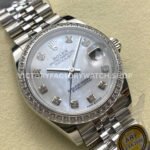 ARF Factory Counterweight Rolex Datejust 278384RBR-0008 31mm Diamond Bezel Mother of Pearl Dial